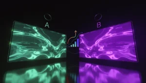 A/B testi ile reklam performansını artırma kapak görseli